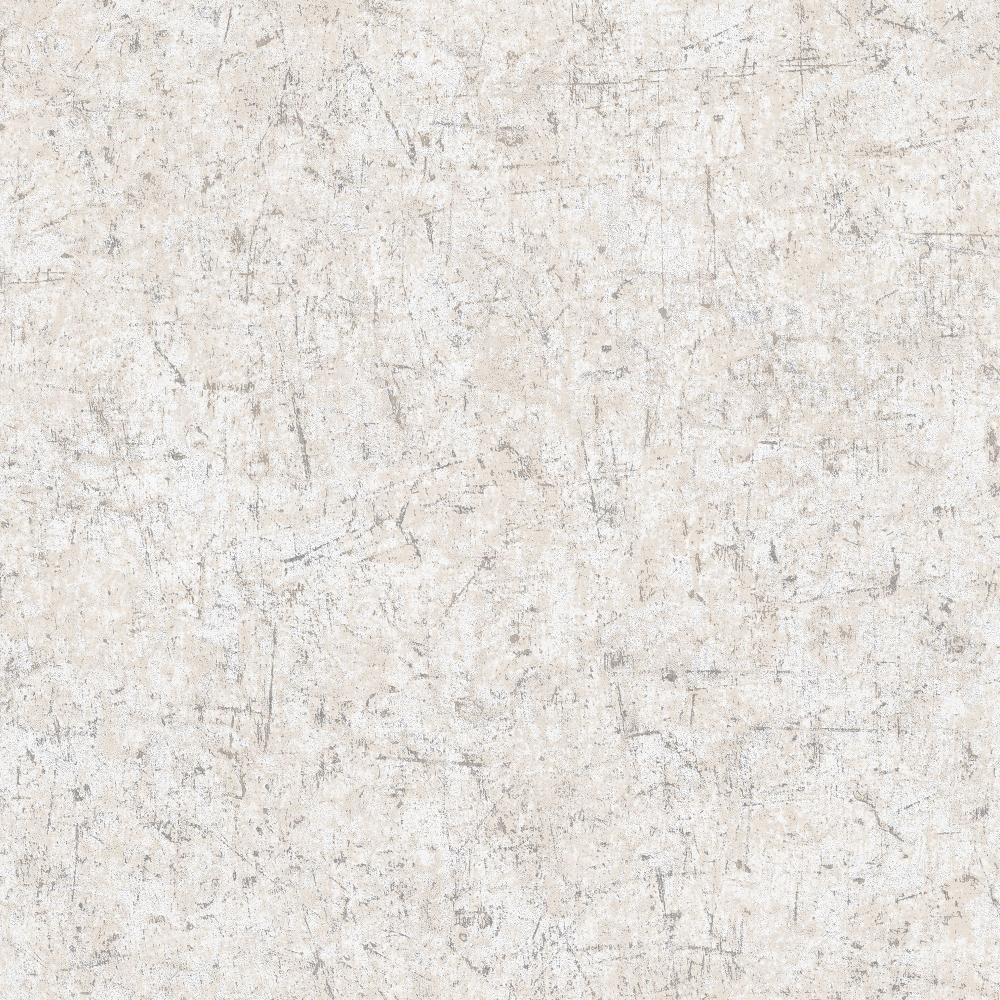 Patton Wallcoverings G78100 Texture FX Scratch Texture Wallpaper in Beige, Warm Grey, White Opaque